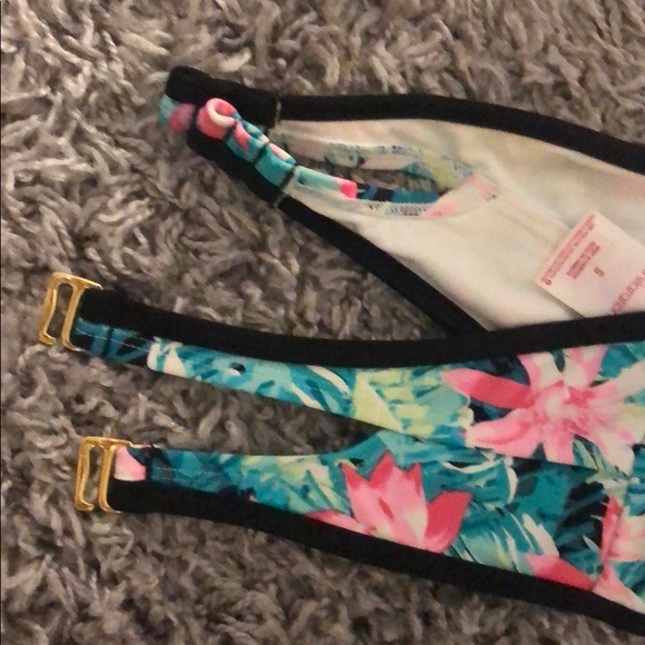 Tropical strapless bikini top - Picture 3 of 3